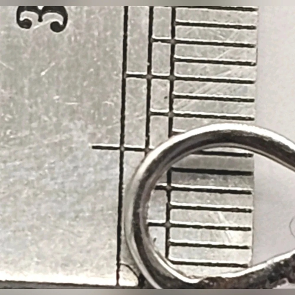 GLD Micro Diamond Simulant Cross in White Gold Iced Signed Necklace Pendant - Picture 5 of 5